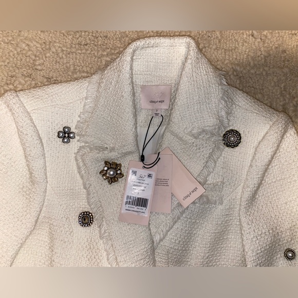 $695 Cinq à Sept Joel Embellished Blazer Dress - Picture 15 of 16